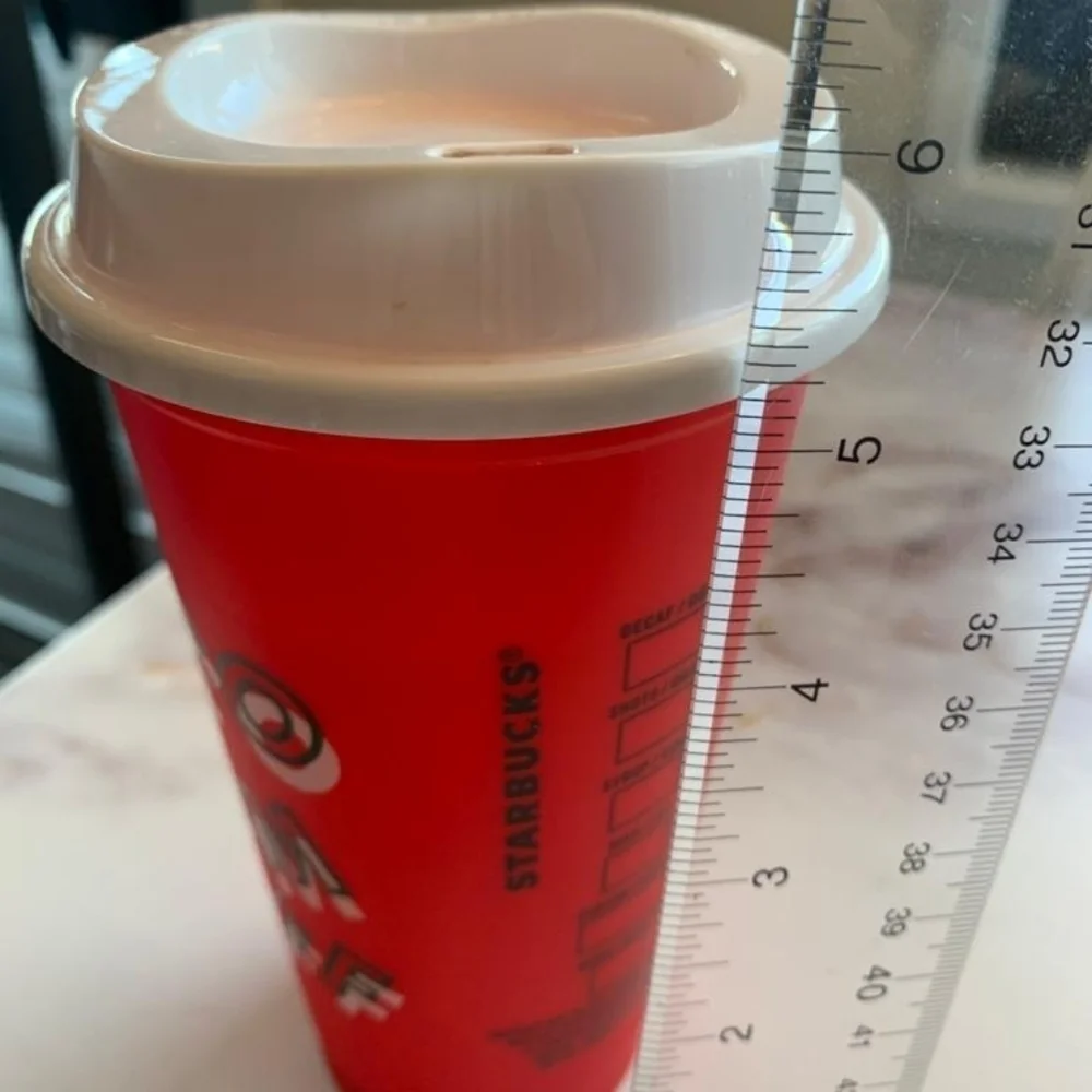 Vintage Chrismas Starbucks cold cup‎ Plastic Lightwight